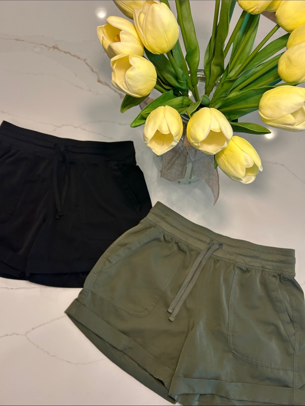 Old Navy Soft-Twill Drawstring Performance Shorts - Bundle